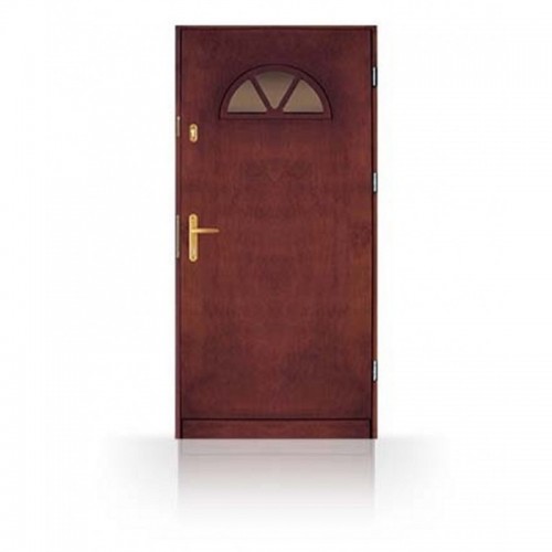 Masivní vchodové dřevěné dveře CN14