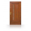 Dřevěné vchodové dveře CB-18 b včetně kliky a kování