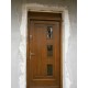 Dřevěné vchodové dveře CB-18 c včetně dřevěné zárubně