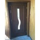Dřevěné vchodové dveře včetně zárubně CB-19b