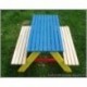 Dětský zahradní set Piknik -modrý stůl